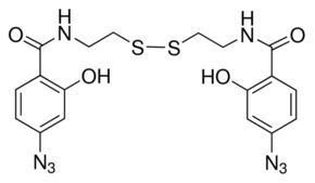 Bis[B-(4-azidosalicylamido)ethyl]disulfide Chemical Structure